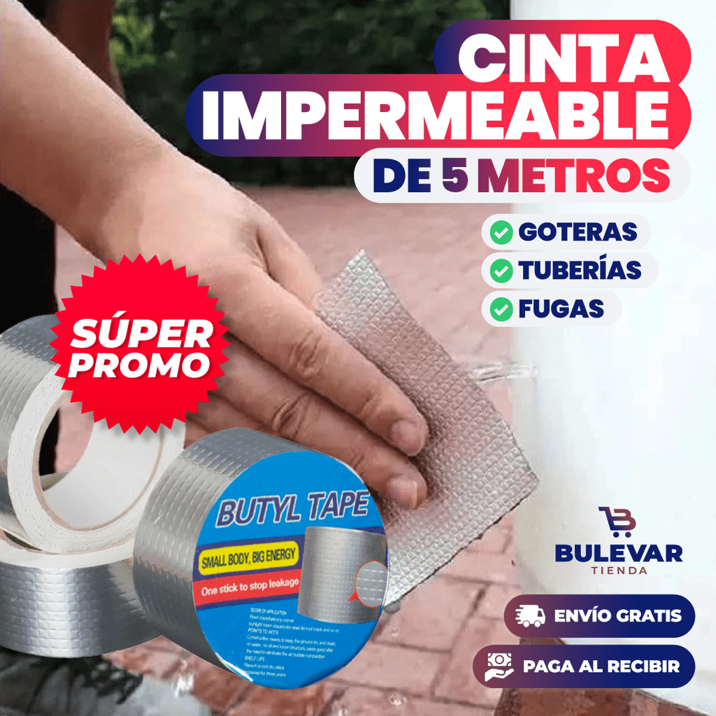 CINTA IMPERMEABLE 5 METROS - MERKATODOSV