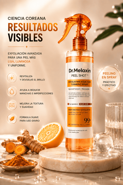 Dr. Melaxin Peel Shot™ Exfoliante Corporal Kojic + Turmeric - MERKATODOSV