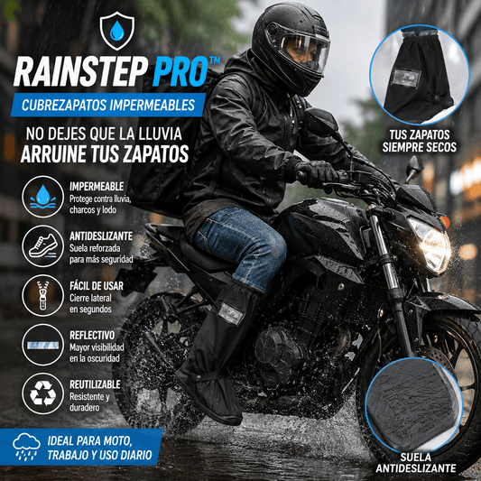 🌧️ RainStep Pro™ Protección impermeable para tus zapatos en segundos ENVIO GRATIS! - MERKATODOSV