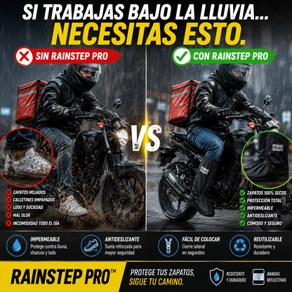 🌧️ RainStep Pro™ Protección impermeable para tus zapatos en segundos ENVIO GRATIS! - MERKATODOSV