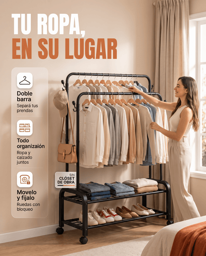 Rincón en Orden™ — Estante Perchero para Ropa - MERKATODOSV