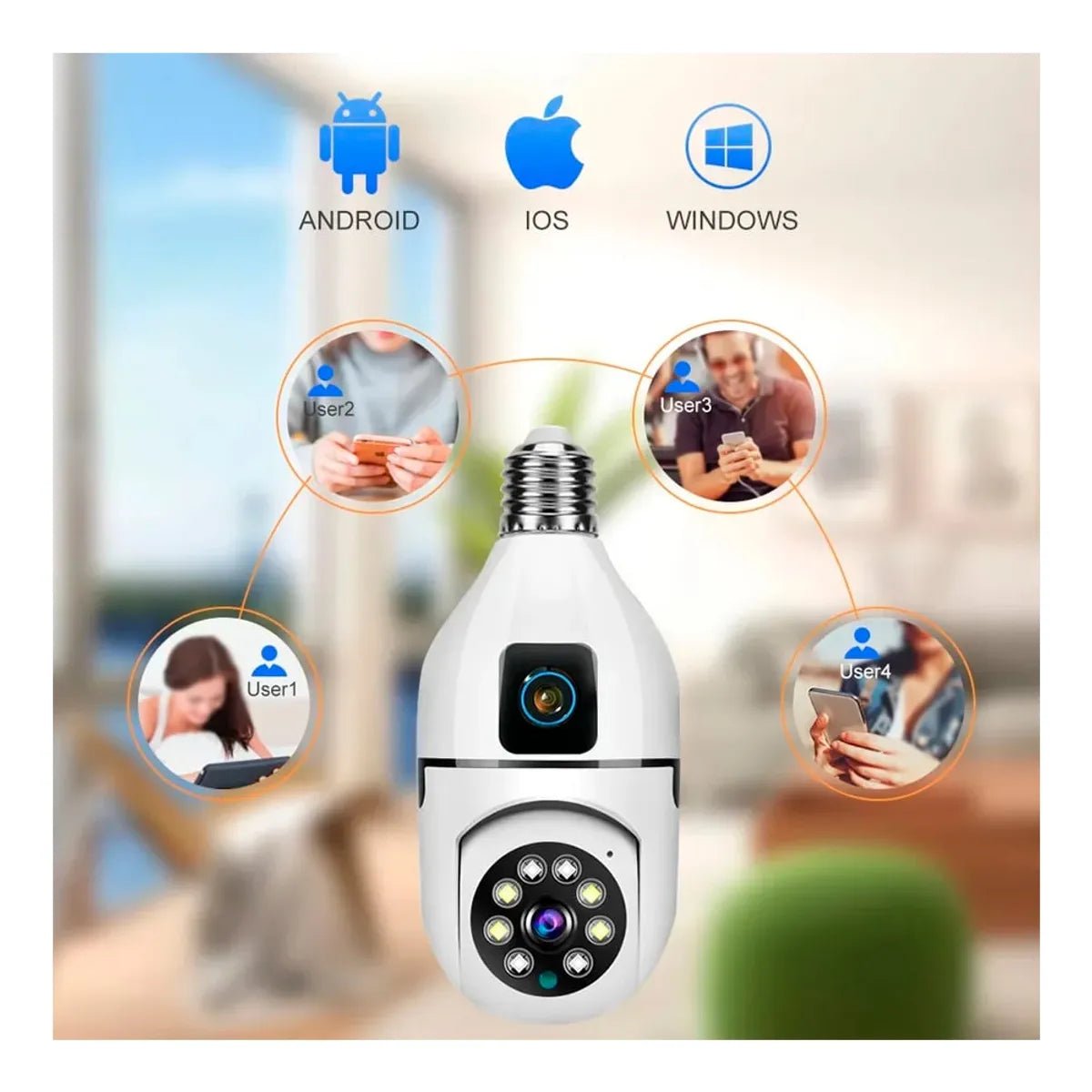 SecureLight 360™ – Cámara Foco Inteligente Doble Lente👀 - MERKATODOSV