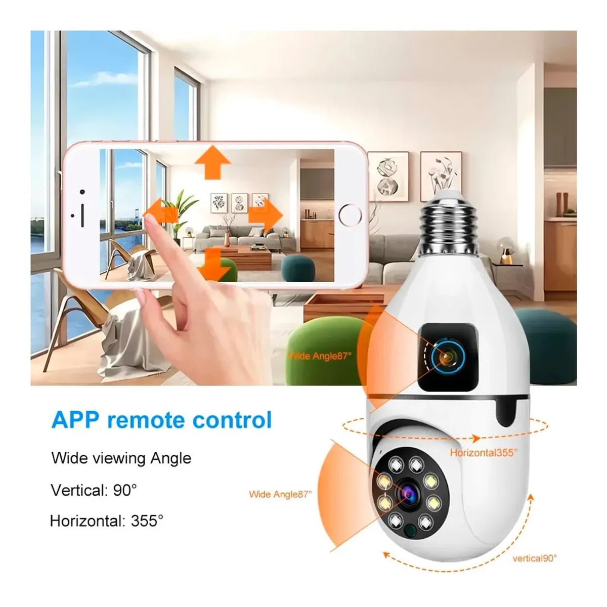 SecureLight 360™ – Cámara Foco Inteligente Doble Lente👀 - MERKATODOSV